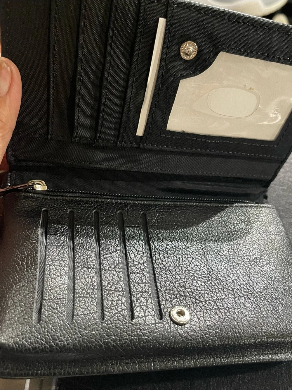 Black & Gold Book-Style Wristlet Phone Wallet - Men Bags